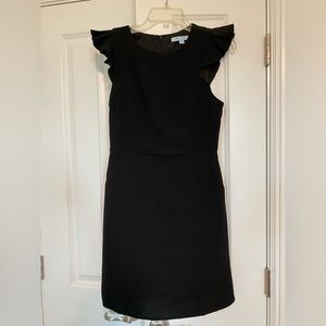 Black Ruffled Sleeved dress